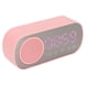 thumbnail image 5 of Reloj despertador con altavoz Bluetooth, pantalla LED de alta fidelidad, espejo, carga por micro USB, radio FM, reloj digital para leer y viajar, 5 of 15