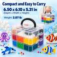 INSMART Ocean Fuse Beads Kit, 10,080 5mm Melty Beads, 24 Colors, 46 ...