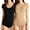 2PK: BLACK/KHAKI, variant on Women & Juniors Solid Short Sleeve Scoop Neck Cotton Bodysuit Leotard with Snap Crotch Bottom (RUBY BURGUNDY, S)