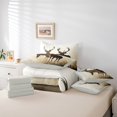 thumbnail image 6 of Manfei Cute Deer Bedding Comforter Set 7-Piece,Wild Animal King Bedding Sets,Moose Silhouette Bed Sheets For Child,Breathable Home Decor,Reversible, 6 of 8