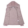 thumbnail image 4 of Men's Running Sport Track Hooded Jacket Full Zip Workout Athletic Fitness Jackets for Training Dark Red Heather L, 4 of 7