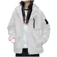 thumbnail image 1 of Mgmyaa Veste de Pluie Imperméable Coupe-Vent à Capuche pour Femmes Randonnée de Montagne Imperméable Léger pour Extérieur, 1 of 4