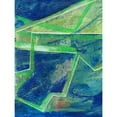 thumbnail image 3 of Combs, Joyce 15x18 Black Modern Framed Museum Art Print Titled - Geometric in Cool I, 3 of 5