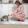 thumbnail image 4 of Kitchen Rugs and Mats Non Skid Washable White and Gray Marble Kitchen Mat and Rug Set,Floor Cushion Waterproof Rug,Rubber Backed Area Rugs for Kitchen Laundry, 4 of 7