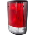 thumbnail image 3 of For Ford E-150/E-350 Econoline Club Wagon 2000 2001 2002 Tail Light Passenger Side | Clear and Red Lens | Chrome Housing | Replacement For FO2801114 | F5UZ13404A, 3 of 7
