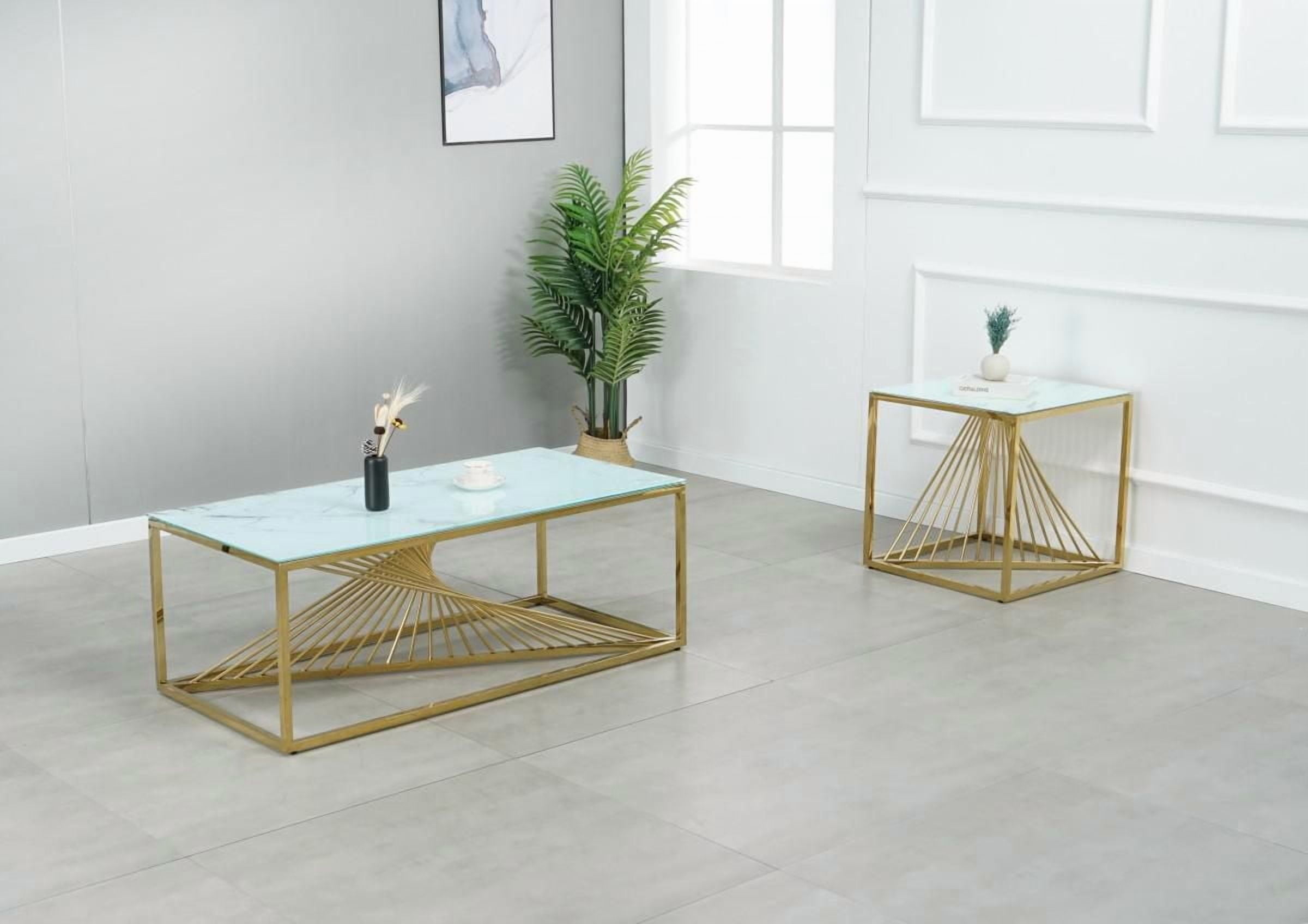 Kingston Side Table, Gold