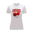 thumbnail image 1 of Playera Blusa de Cerezas Aelfric Eden Cherries Color Blanco Talla Mediana Marca Emil SaEs, 1 of 4