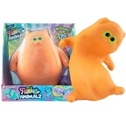 ORB Funkee Animalz Cat JUMBO (Orange)  Over 4.5 lbs! - Stretch, Squish, and Even Squeeze This Cat for Stress Relief! Original Sensory/Fidget Collectible Toy for Kids & Adults