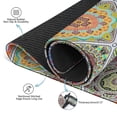thumbnail image 3 of Floral Mahjong Mat for Table, 31.5*31.5in Anti Slip American Mahjong Table Cloth, Noise Reduction, Neoprene Mah jongg Mat with Carrying Bag & 3 Dices, Mahjong Set Gift for Board Tile Games Mats, 3 of 7