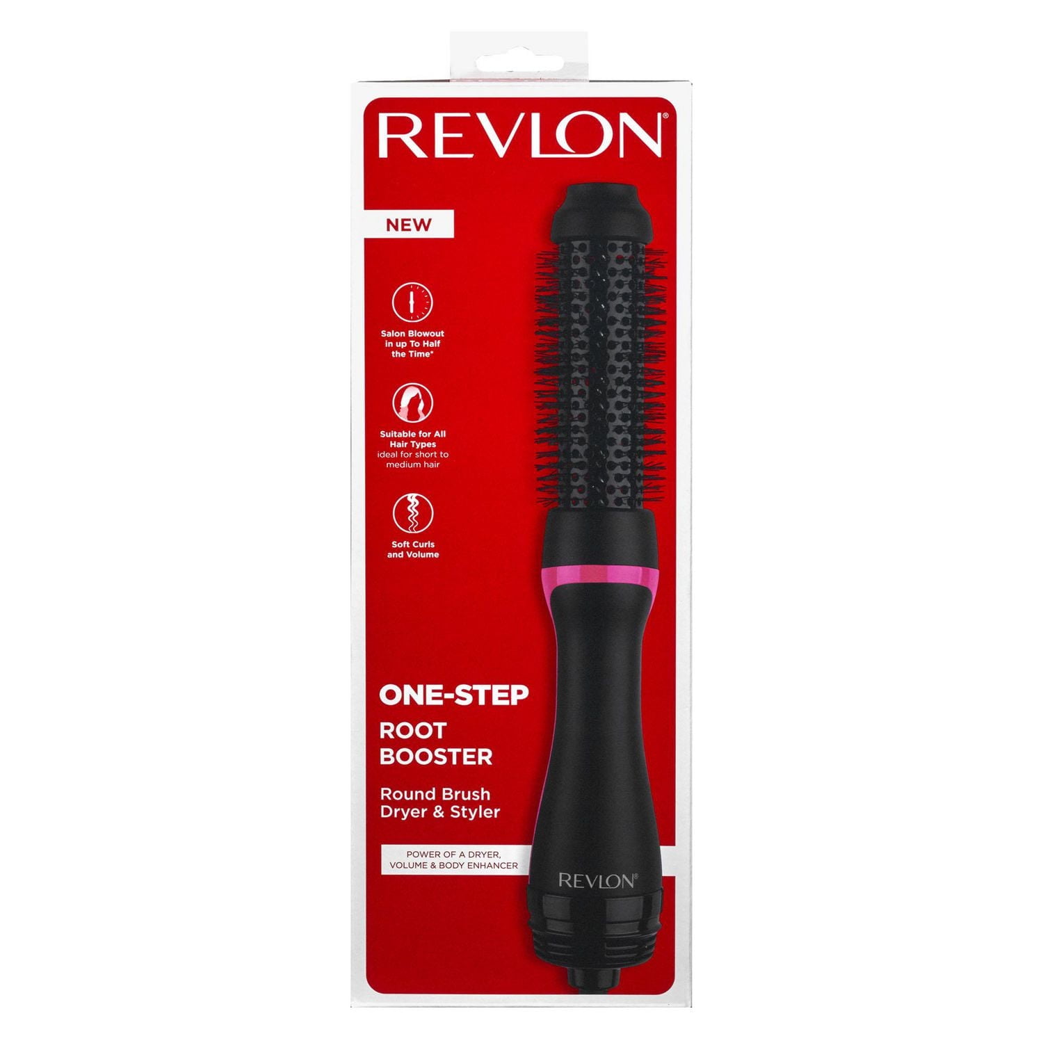 Revlon One-Step Root Booster, Round Brush Dryer & Styler