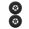 thumbnail image 1 of Aluminum Rims Tires Set, RC Crawler Car Upgrade Parts Fits Axial SCX24 Axi00002, SCX24 AXI00001, SCX24 AXI90081 1/24 RC Car, 1 of 8