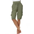 thumbnail image 1 of Pantalon Cargo Grand Décontracté à Cordon pour Femmes, 1 of 5