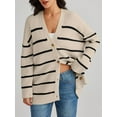 thumbnail image 3 of GHSDFBB Women's Cardigan 2023 Open Front Oversized Button Lightweight Sweaters V Neck Loose Cardigans Knit Outwear, 3 of 5