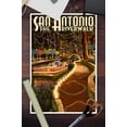 thumbnail image 3 of San Antonio, Texas, The Riverwalk (12x18 Wall Art Poster, Room Decor), 3 of 3