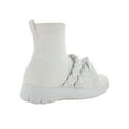 thumbnail image 3 of Fitflop Womens Uberknit Braid Sock Boot Sneaker Shoes, Urban White, US 8, 3 of 3