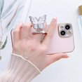 thumbnail image 6 of for Rose Gold iPhone 14 Pro Max Case for Women Girls Kickstand Ring Holder 360 TPU Rotation Rings Cases with Stand Glitter Plating Edge Work Slim Butterfly Luxury Case Girly Cover Case Black, 6 of 9