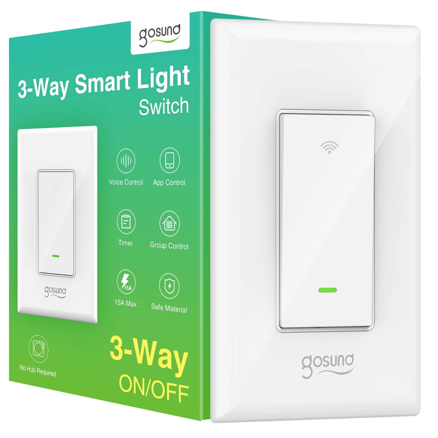Smart Light Switch 2 Pack(Button), Double Smart WiFi Light Switches, Smart  Switch Compatible with Alexa and Google Home, Remote Control Light Switch，Neutral  Wire Needed ， No hub Required - Yahoo Shopping