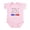 Petal Pink, variant on - Daddy Is A Cop But Im The Boss Body Suit - Baby Light Bodysuit, Size Newborn - 24 Months