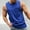 Blue, variant on VgaVtl Tank Tops for Men Plus Size Muscle Sleeveless Clothes for Men Shirts Solid Color Workout Breathable Loose Shirts,Black L
