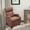 Cocoa Brown, variant on Abble Push Back Fabric Manual Recliner Chair Single Rclining Sofa for Living Room, Bedroom -Denim