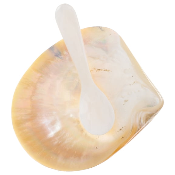 Tersarium Natural Shell Serving Trays - Nautical Jewelry Dish, Dessert Plate, & Sauce Plate for Candles, Tissues, and Accessories