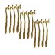 thumbnail image 5 of Paquete de 12 Marcapáginas Kearding Retro DIY Decoración Suministros de Artesanía Plata antigua Bronce Oro antiguo, 5 of 6