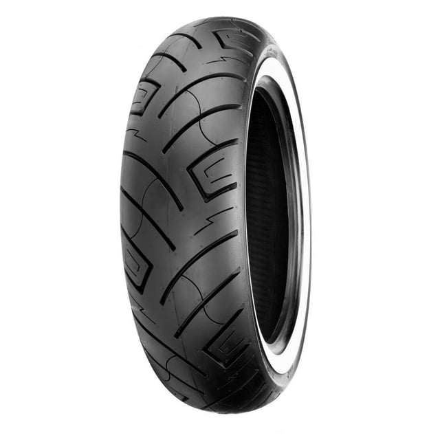 LLANTA SHINKO 130/90B16 REINF. 73H 6PR TL SR777R WW HEAVY DUTY (HD) (CARA BLANCA) TRASERA
