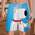 thumbnail image 2 of Family Guy Short Sweatpants Summer Daily Cozy Lounge Shorts 3D Printed Beach Shorts Sweatpants With Drawstring And Pockets, 2 of 7