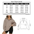 thumbnail image 3 of SUNBS Womens Oversized Sweatshirts Half Zip Pullover Fall Fashion Hoodies Loungwear Clothes, 3 of 8