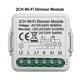 thumbnail image 2 of Tuya Wifi MóDulo de Interruptor de AtenuacióN Inteligente 10A Compatible con Control de 2 VíAs 2 Entradas Compatible con la AplicacióN Google Home Alexa Vida Inteligente, 2 of 5