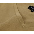 thumbnail image 4 of Krumba Mens Big Tall Sweater Cotton Oversized Long Sleeve Kintted Light Causal Plus Pullovers Tan 4XL, 4 of 11