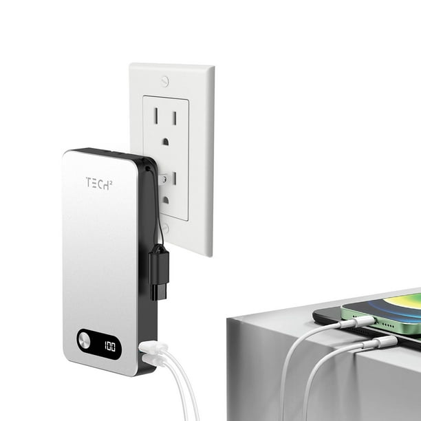 スマホアクセサリー Power bank au brand Tech Squared 10K mAh Power Bank - Samsclub.com
