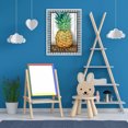 thumbnail image 3 of Cuadros Decorativos Kit de pintura de diamante 5D DIY Piña Taladro redondo completo Pared de mosaico (B9290) Wdftyju embutido en tela, 3 of 9
