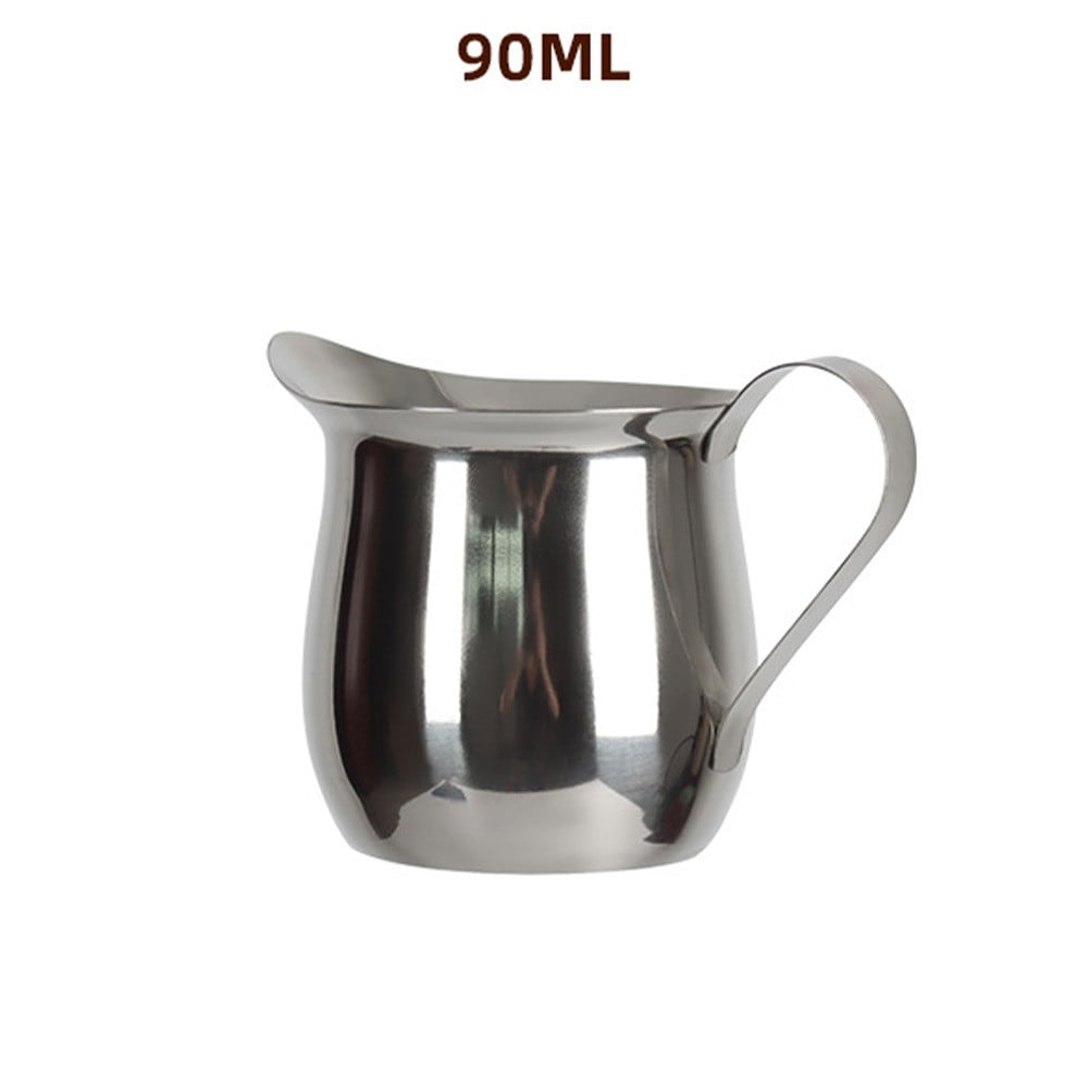 XANADU Mini Glass Gravy Boat Set - 2 Piece 7 Oz Creamer & Frothing Pitchers