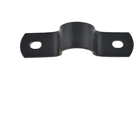 

12pcs Two Holes Pipe Tube U Bracket Clamps 20MM Carbon Steel Black