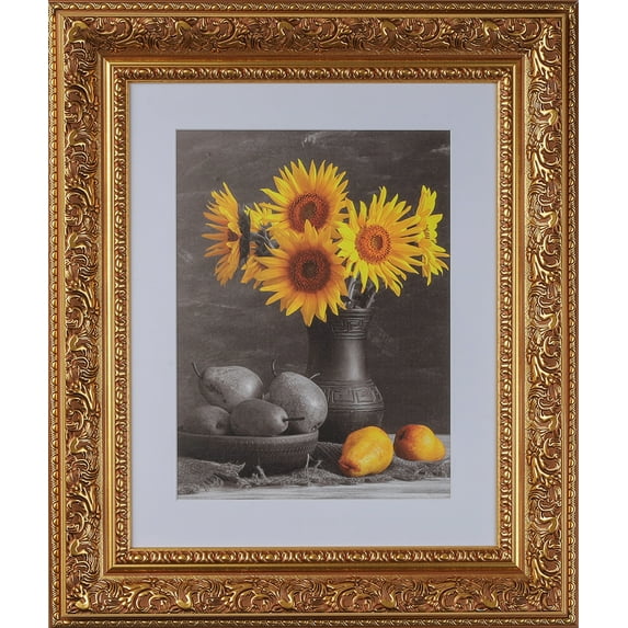 3 1/2" Polystyrene Classic Ornate Picture Frame by WholesaleArtsFrames-com 11x16 3348 Series - Gold - Made In USA