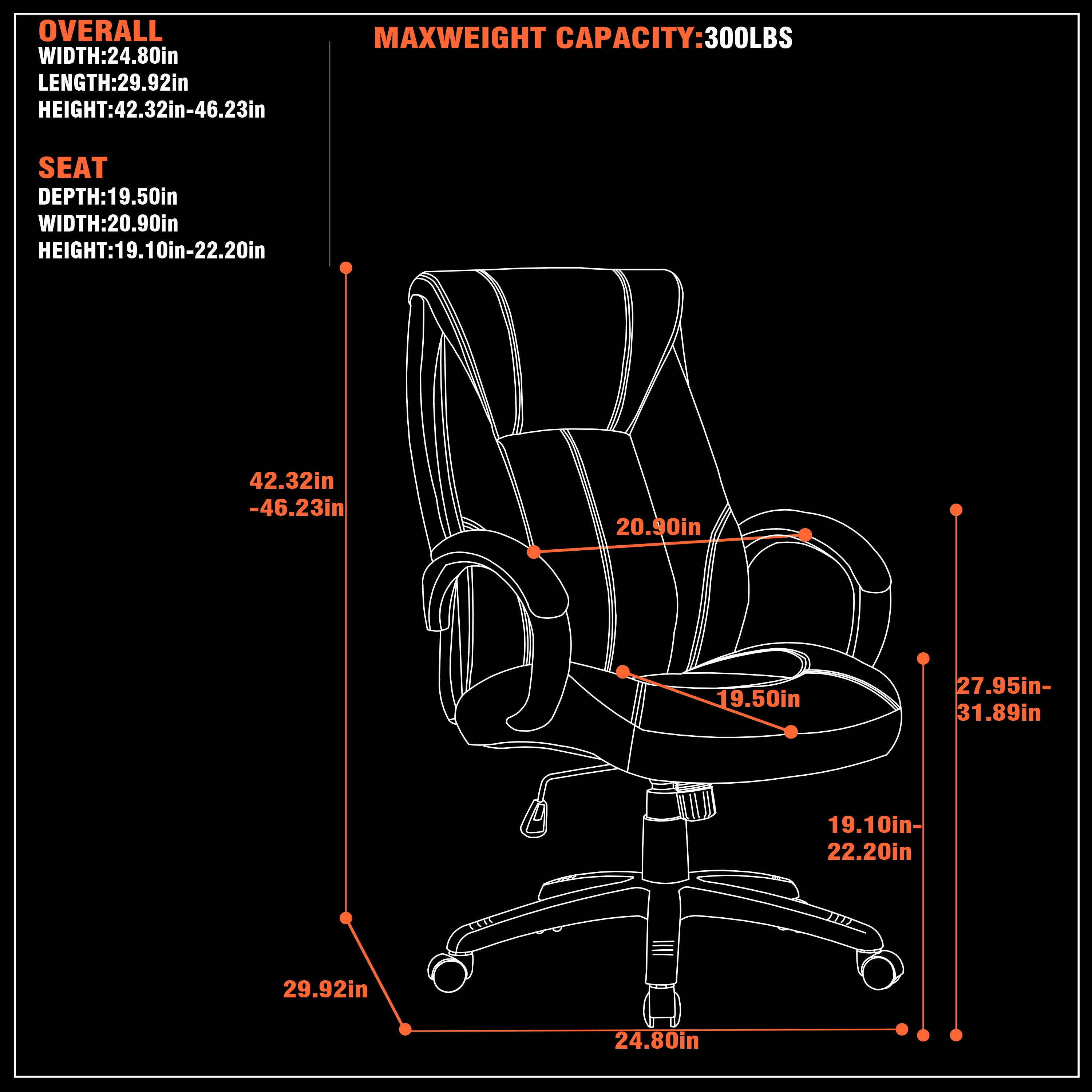 X Rocker Lucent PC Gaming Chair with LED Lighting, Grey