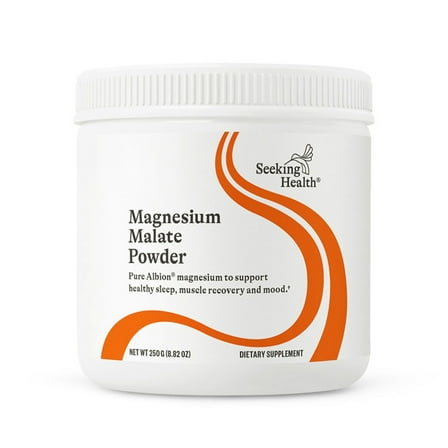 Seeking Health Magnesium Malate Powder, 500 mg, 8.82 oz (250 g)