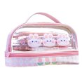 thumbnail image 2 of Transparent Pencil Case Bag for Students Makeup Travel, Waterproof, Large Capacity, Convenient to Carry, Durable, Transparent and Visible, Double Layer, Easy to Clean, 2 of 8