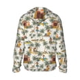 thumbnail image 2 of Picia Hawaiian Style Women's Men's UPF 50+ Sun Protection Hoodie Shirt Long Sleeve SPF Fishing Outdoor UV Hiking Lightweight Shirts-3X-Large, 2 of 9