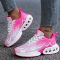 thumbnail image 2 of Pandaie Running Shoes Womens Lightweight Fashion Sport Sneakers Cushioned Casual Walking Athletic Non Slip Tennis Shoes for Gym Workout Jogging Pink Size 7.5, 2 of 6