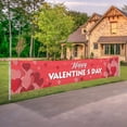 thumbnail image 2 of Happy Valentine's Day Banner Flag Hanging Sign Holiday Party Supplies Love Heart Home Decor for Outdoor Yard Garden Porch Lawn, 2 of 4