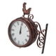 thumbnail image 1 of Reloj de pared de gallo, reloj de pared de hierro forjado silencioso para sala de estar para jardín,Reloj de pared Reloj de pared de doble cara Reloj de pared redondo Reloj de pared de hierro forjado Higoodz Cocina, Decoración y Otros, 1 of 7