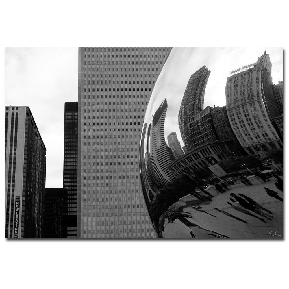 Trademark Art "Elastic Skyline" Canvas Art by Yale Gurney