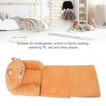 thumbnail image 4 of Bunny Kids Couch Fold Out Soft Toddler Chairs, Cute Cartoon Design Foldable Portable Multifunctional Use for Reading Watching TV, 4 of 8