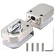 thumbnail image 3 of Stainless Steel,Glass Door Latches Lock/Bolt,138A ,Without Drilling,For Double Glass Door, Frameless, 3 of 5