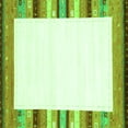thumbnail image 1 of Ahgly Company Indoor Square Solid Green Modern Area Rugs, 4' Square, 1 of 1