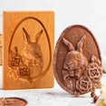 thumbnail image 5 of Cookie Cutter Set RongSheng Wooden Cookie Cutter Flower Pine Hand Carved Animal Footprint Mold Used for DIY Muffin Biscuit Fondant Cake Decorating Bak, 5 of 5