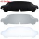 thumbnail image 4 of Motorcycle Wave Windshield Windscreen Wind Deflector For Harley Electra Street Tri Glide Ultra Limited Cvo Flhx Flht 2014-up, 4 of 4