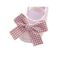 thumbnail image 3 of Gureui Kids Baby Girls Flat Shoes, Soft Sole Bowknot Elastic Band Non-slip Indoor Outdoor Toddler Shoes, 3 of 5